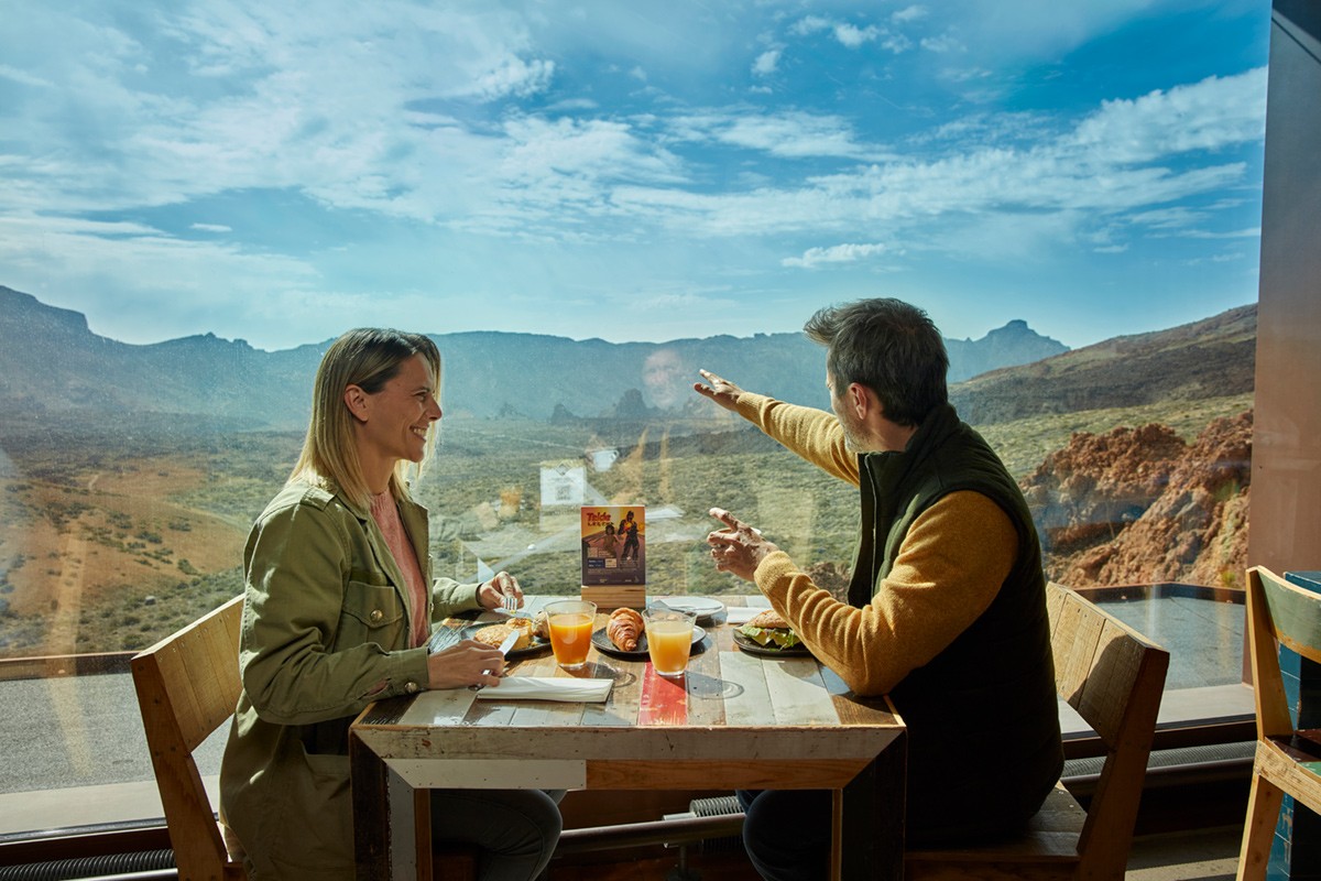 Eetcafé tijdens de Teide Legend Tour