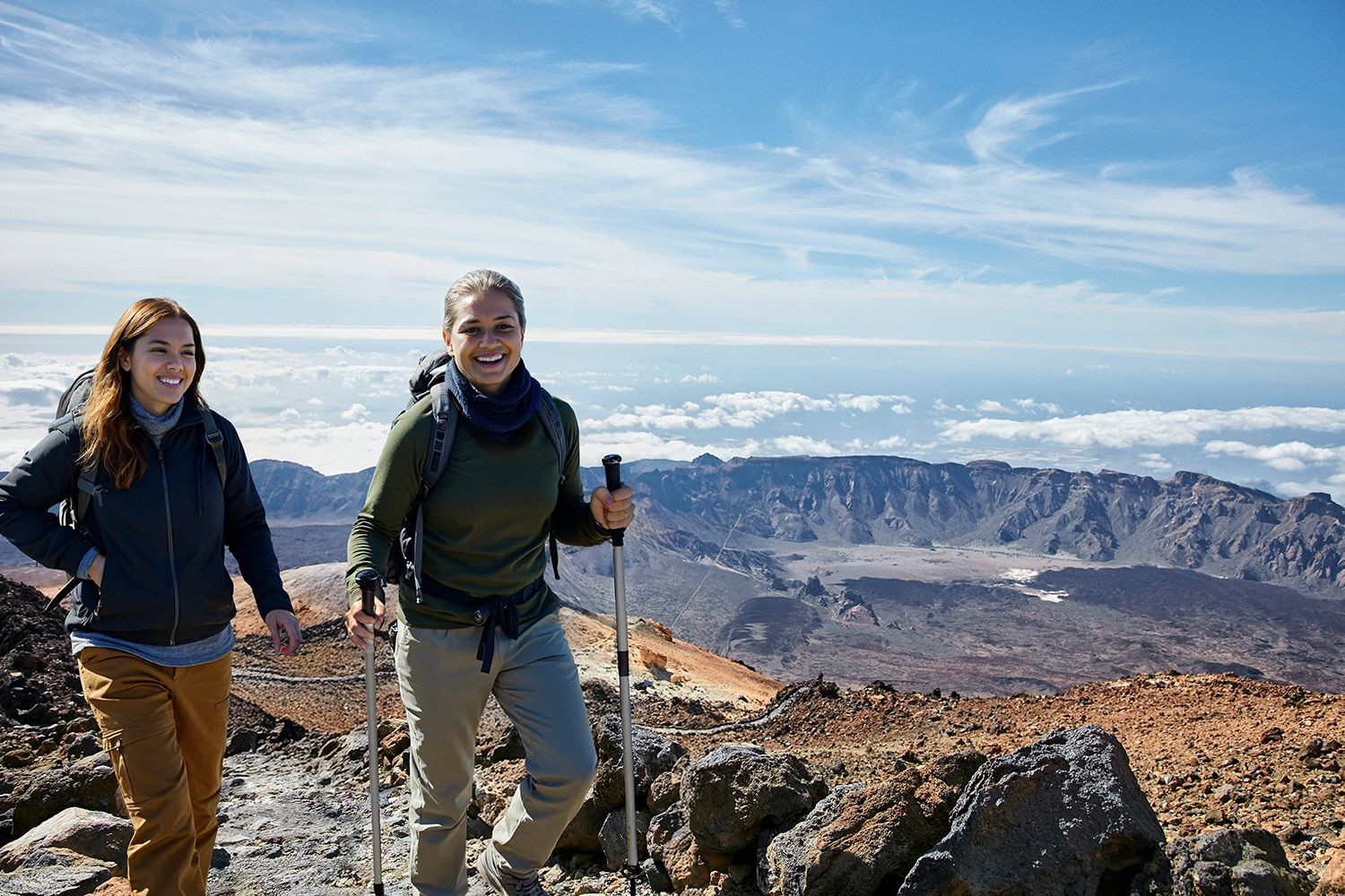Climbing to the top of Mount Teide with the cable car