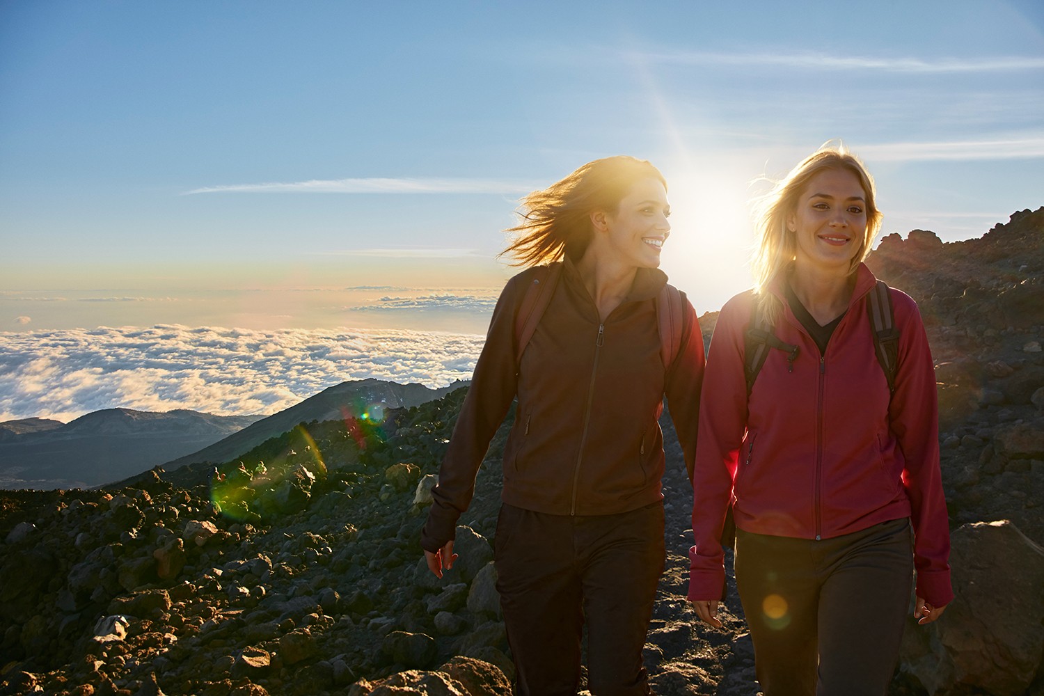Percorrendo la passeggiata commentata lungo lo spettacolare sentiero per il Belvedere de Pico Viejo