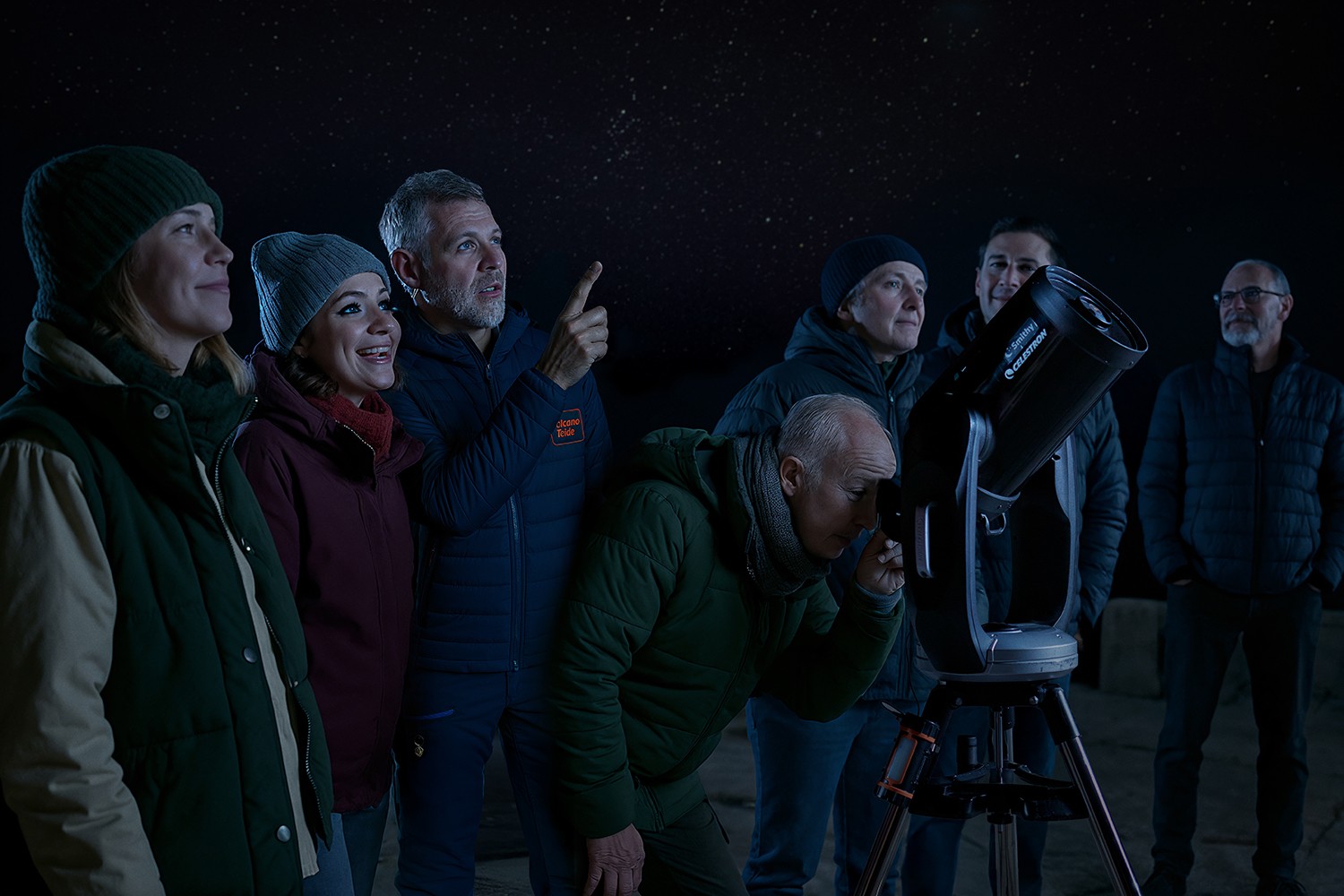 Le stelle del Teide viste da vicino con i telescopi professionali