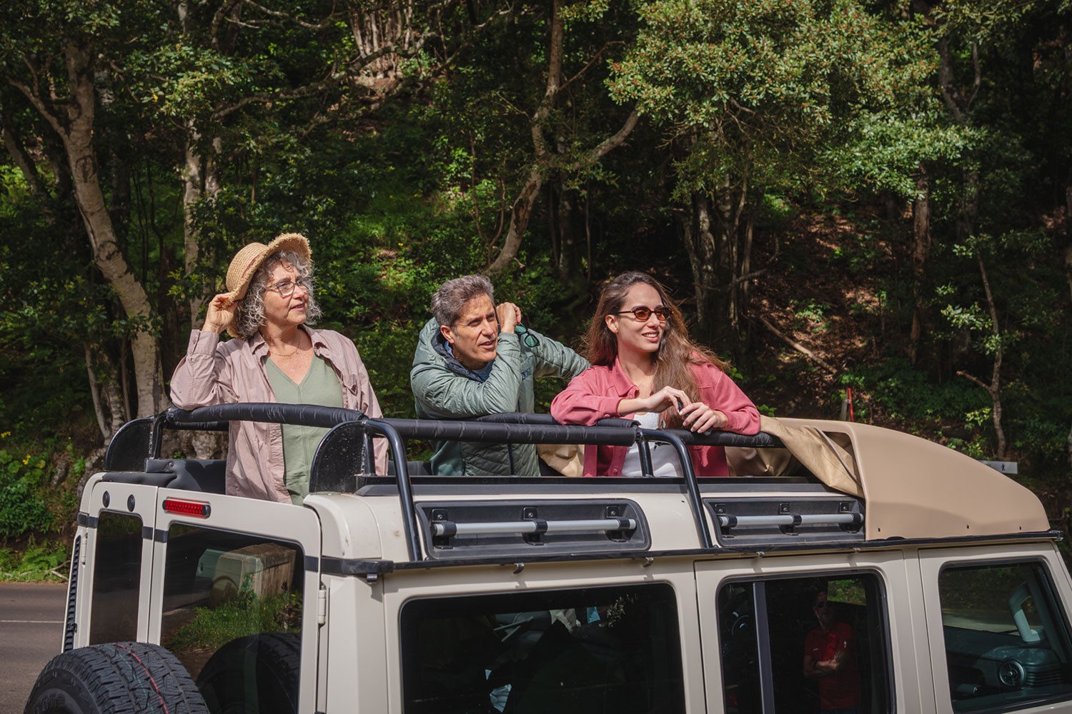 Tamarán jeepsafari op weg naar het astronomisch uitkijkpunt Degollada de las Yeguas.