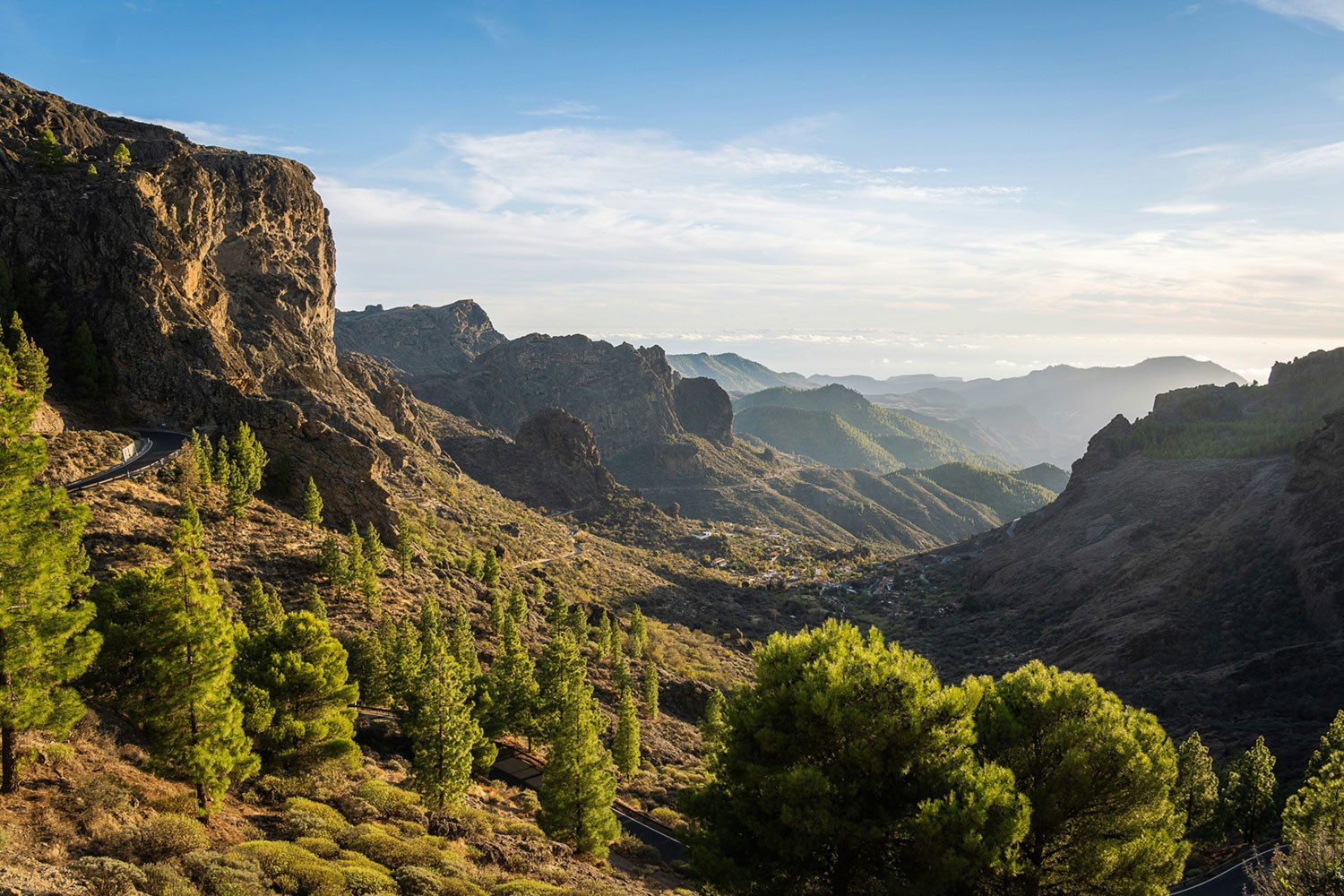 Intérieur montagneux de Gran Canaria, près du Pico de las Nieves.