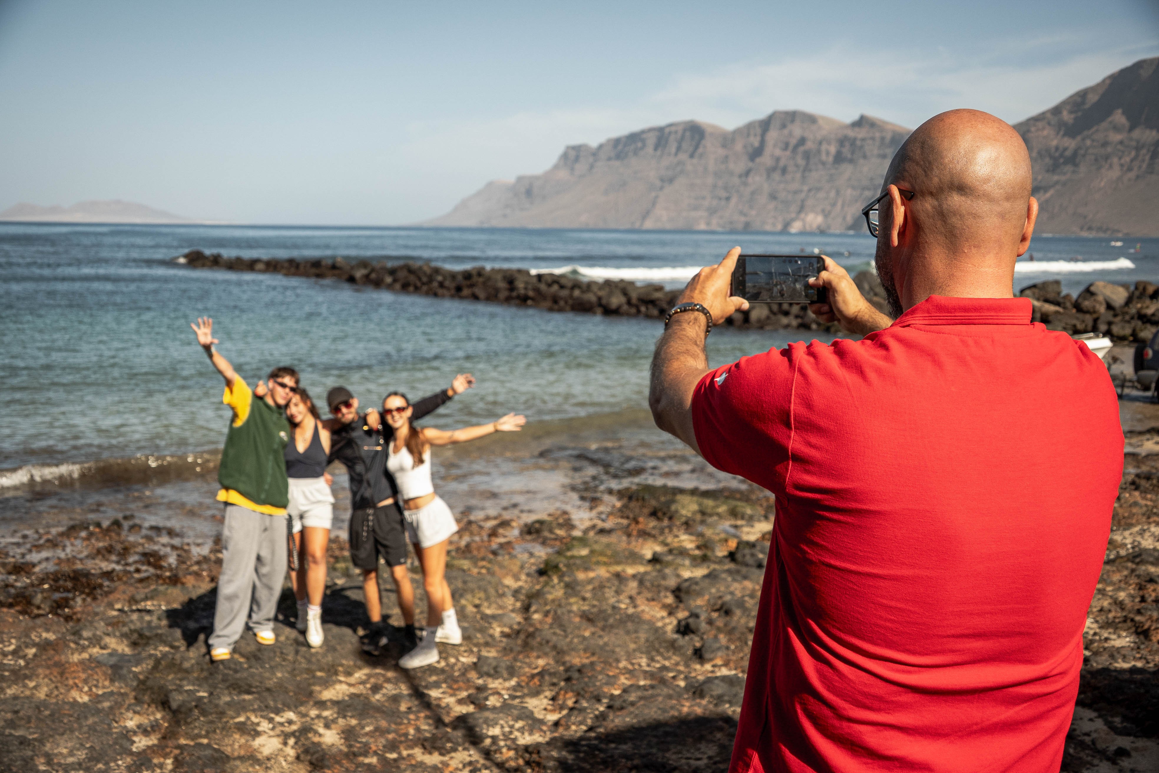 Ausflug in den Norden von Lanzarote am Famara-Strand, und Salinas de Janubio Ausflug in den Norden von Lanzarote am Famara-Strand, und Salinas de Janubio