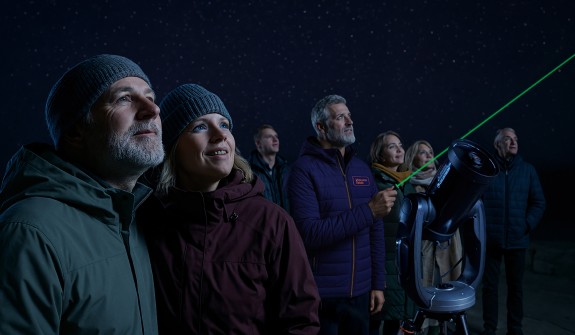 Observación astronómica en el Teide