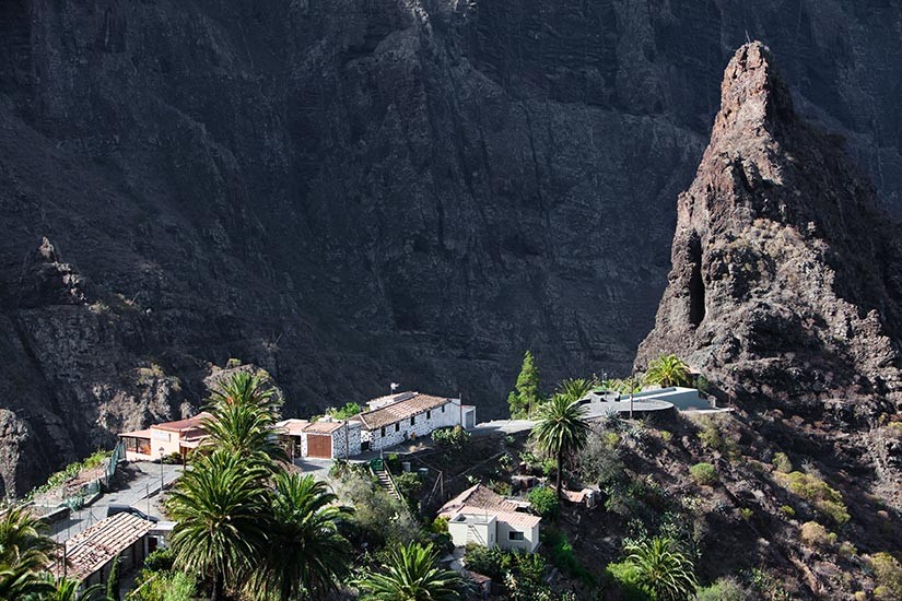 View of the Masca hamlet on the Jeep Safari excursion