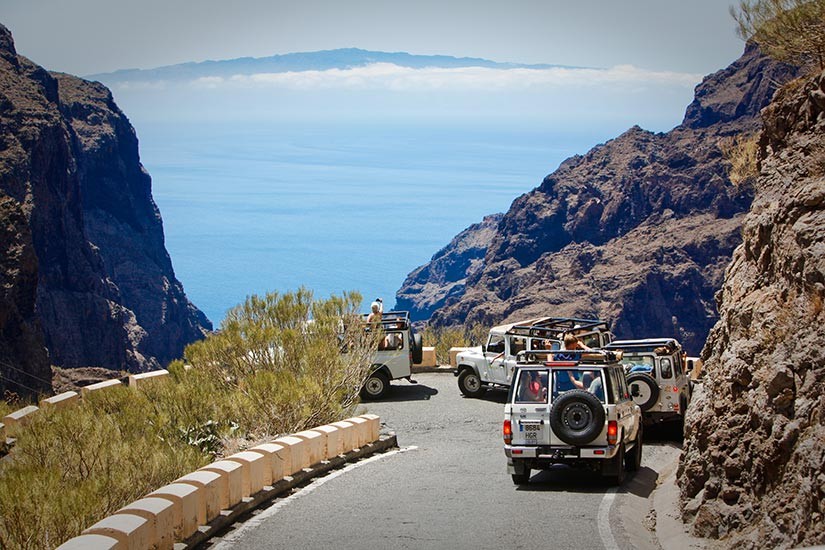 Wegen naar Masca tijdens de privé-excursie Jeepsafari Wegen naar Masca tijdens de privé-excursie Jeepsafari