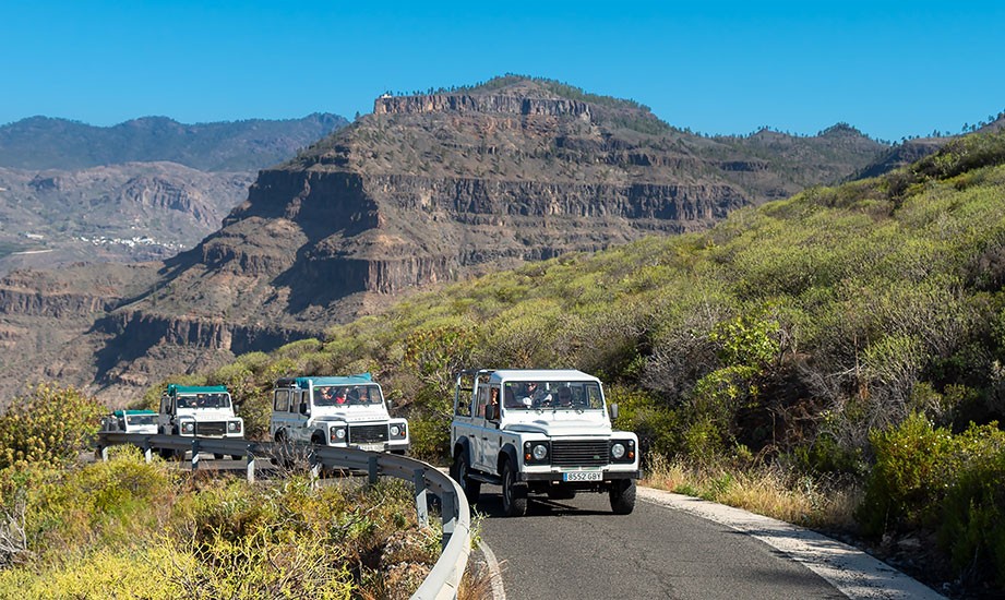 Caravane de Jeep Safari à Gran Canaria Caravane de Jeep Safari à Gran Canaria